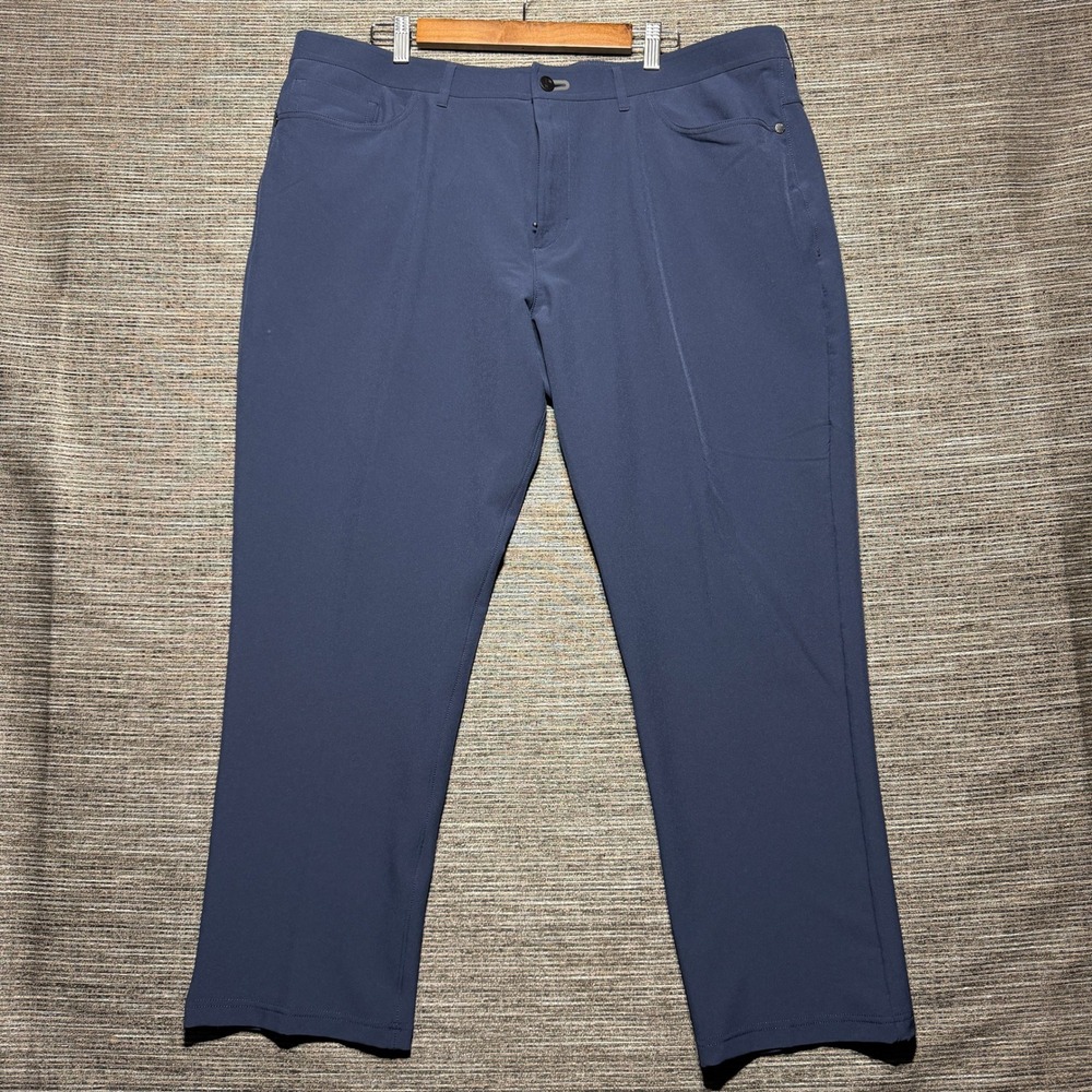 Public Rec Pants Men 42/30 Blue The All Day Every Day Pant Stretch Tech Travel